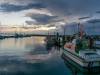 Abends am Hafen