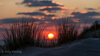 Sonnenuntergang am Strand
