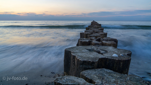 Abends am Strand