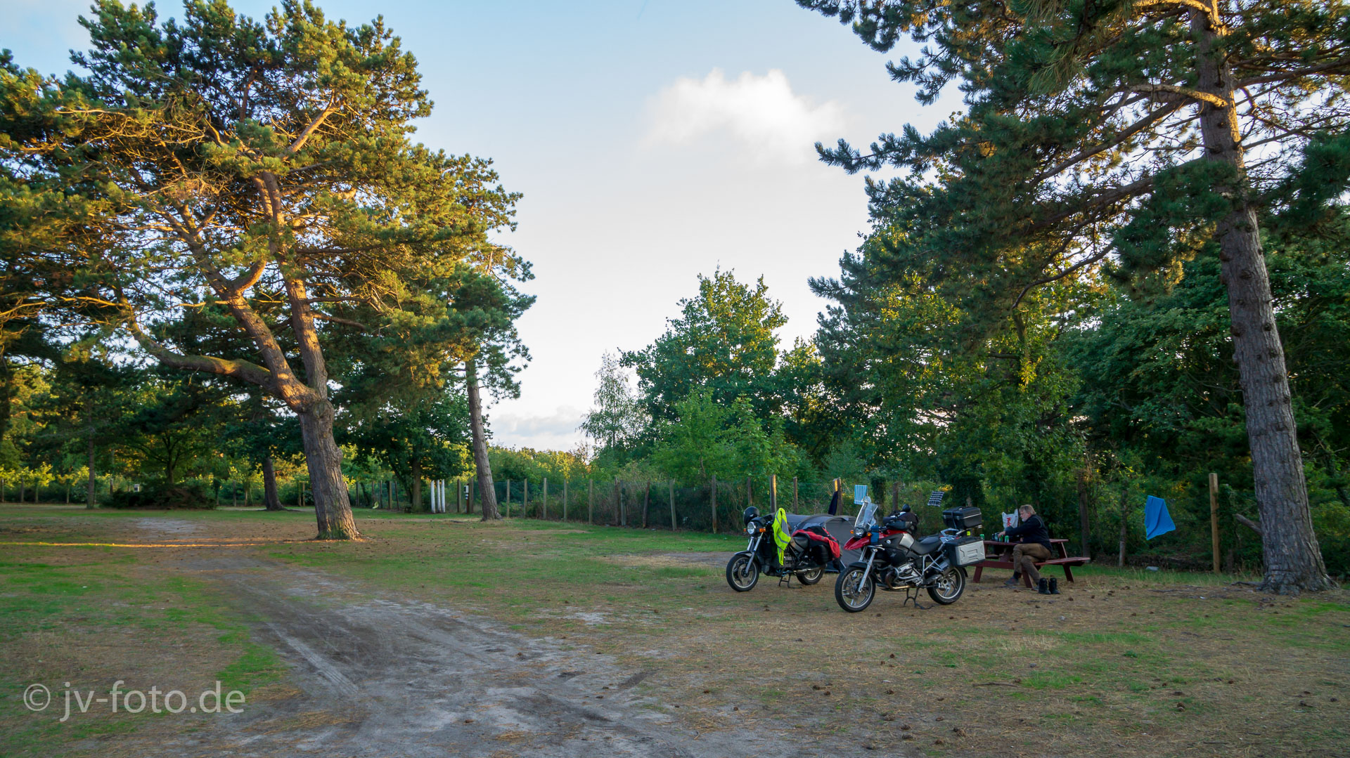 Letzter Abend auf dem Campingplatz