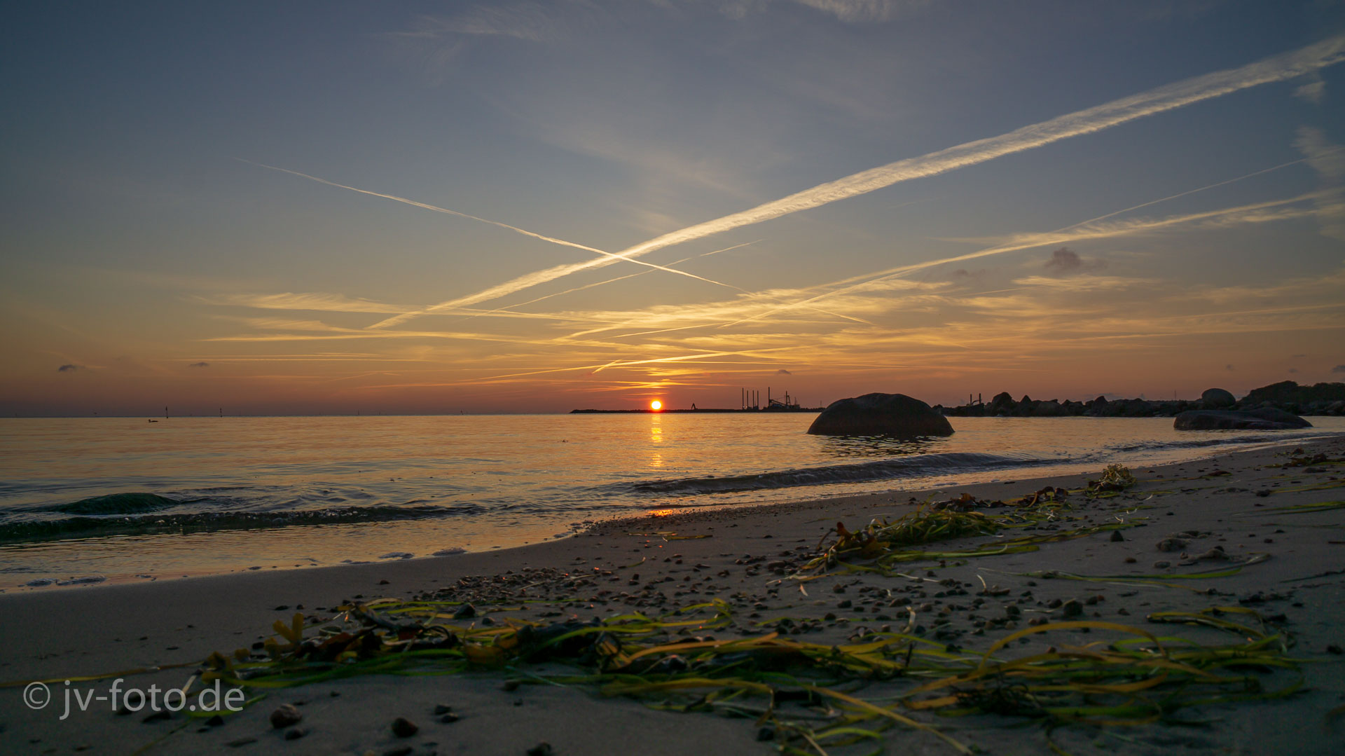 Der Strand am Campingplatz