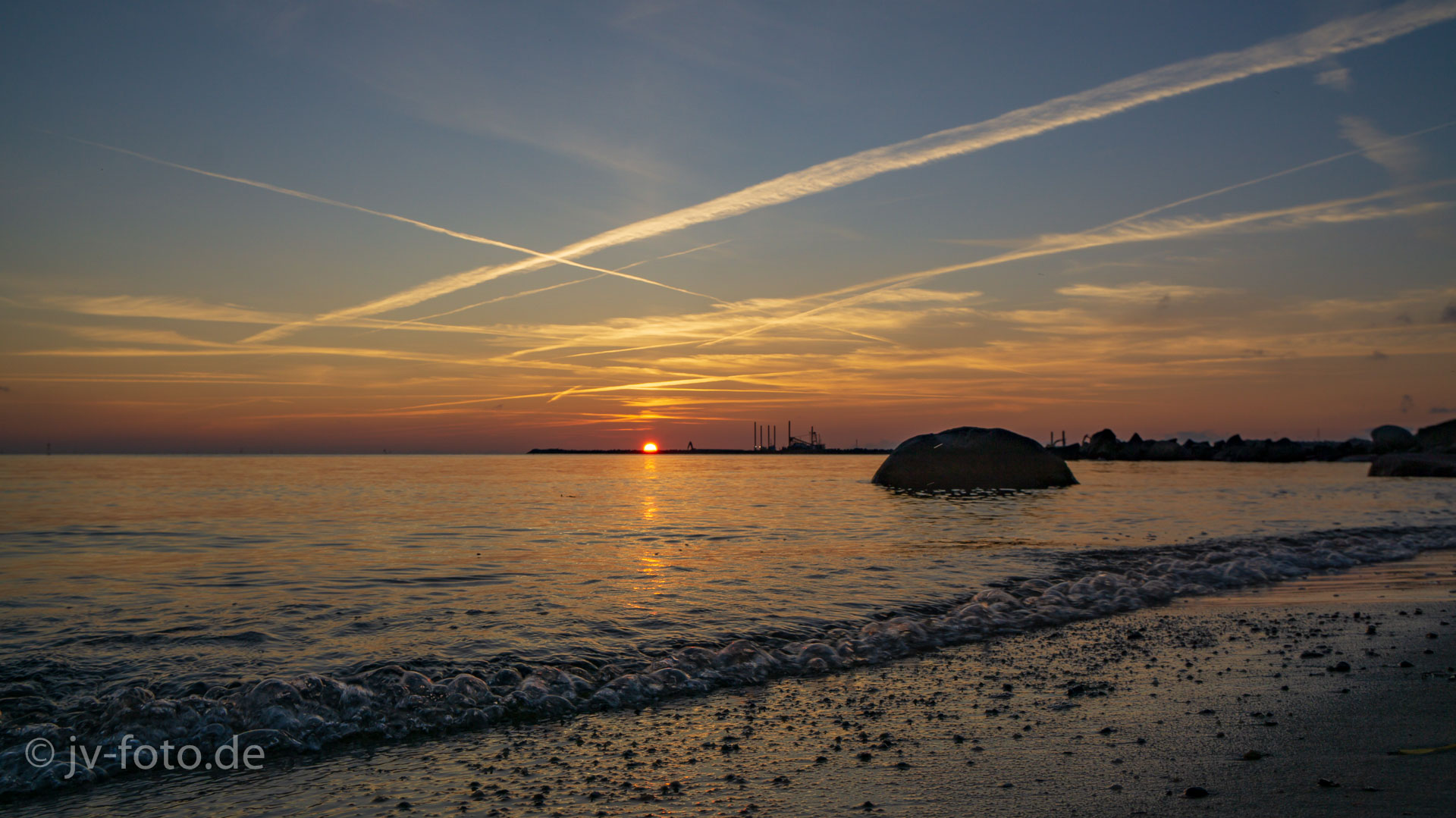 Der Strand am Campingplatz