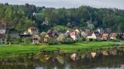 Blick aus unserem Fenster in Stadt Wehlen