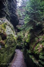 Weg durch die Schwedenlöcher