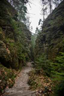 Weg durch die Schwedenlöcher