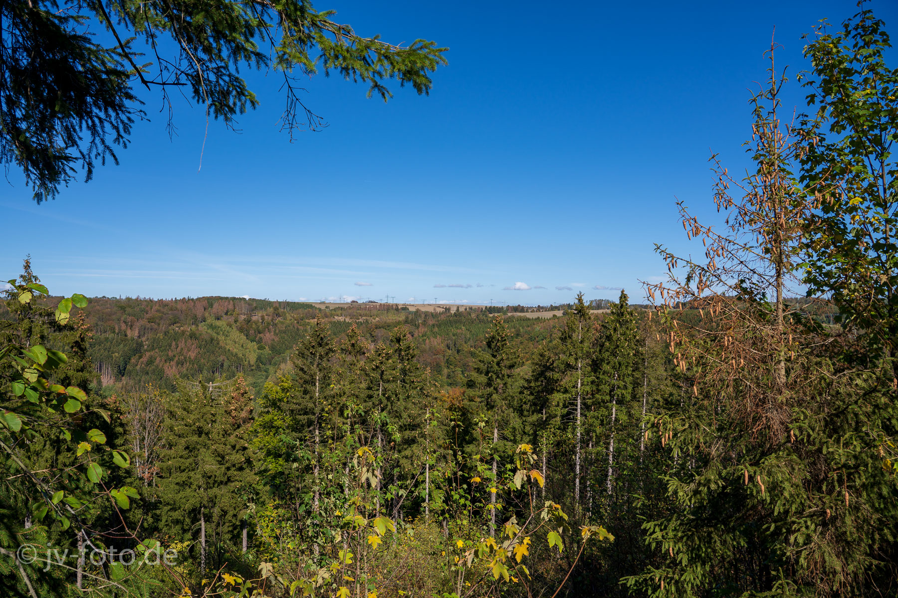 Blick über das Bodetal