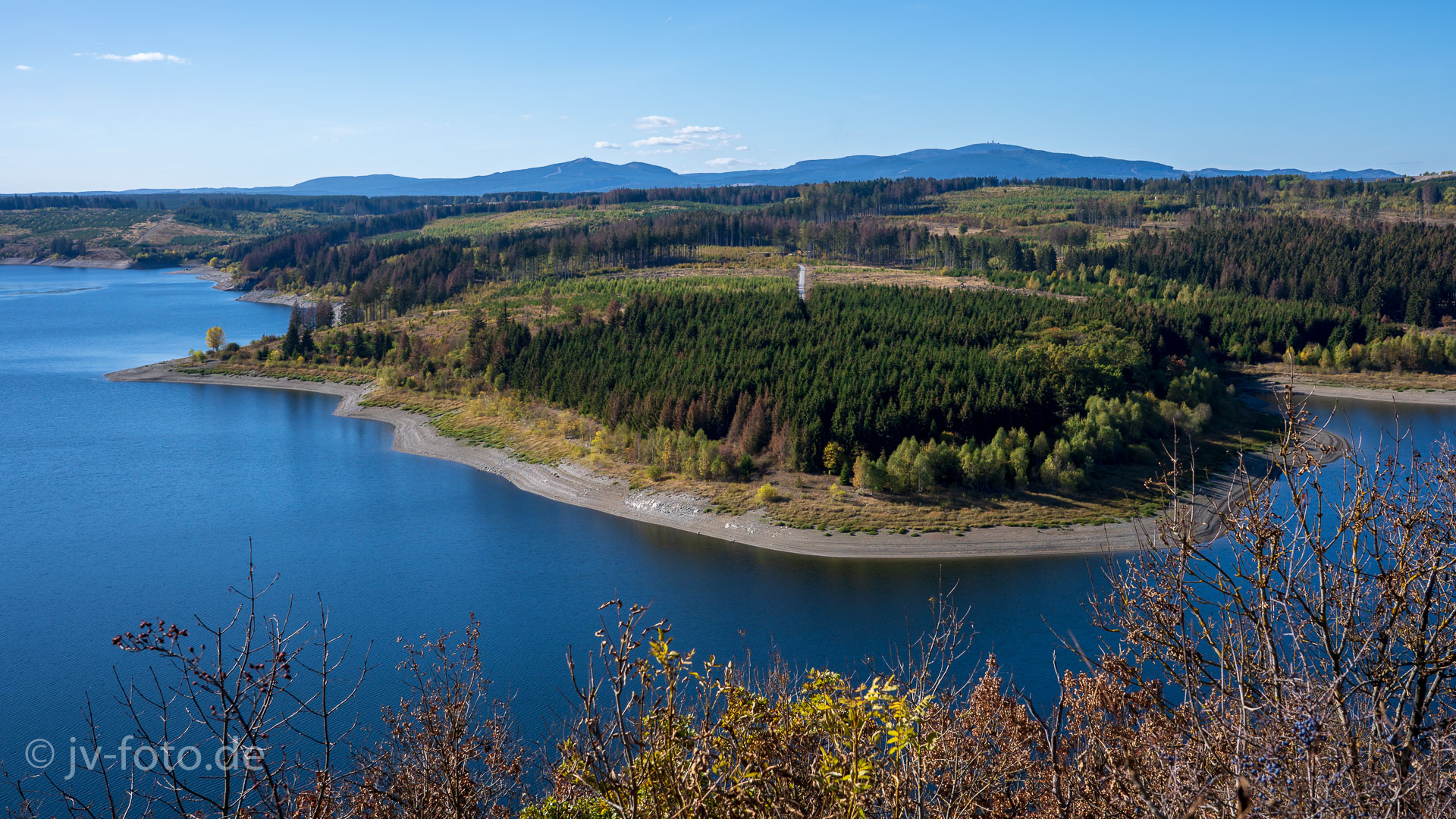 Blick zum Brocken