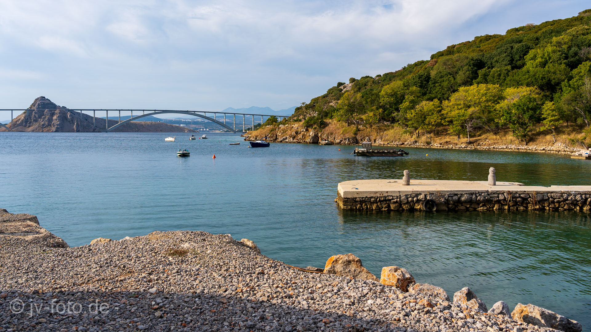 Die Brücke zum Festland