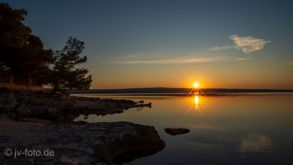 Sonnenaufgang am Campingplatz