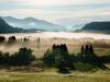 Blick vom Campingplatz bei Eide