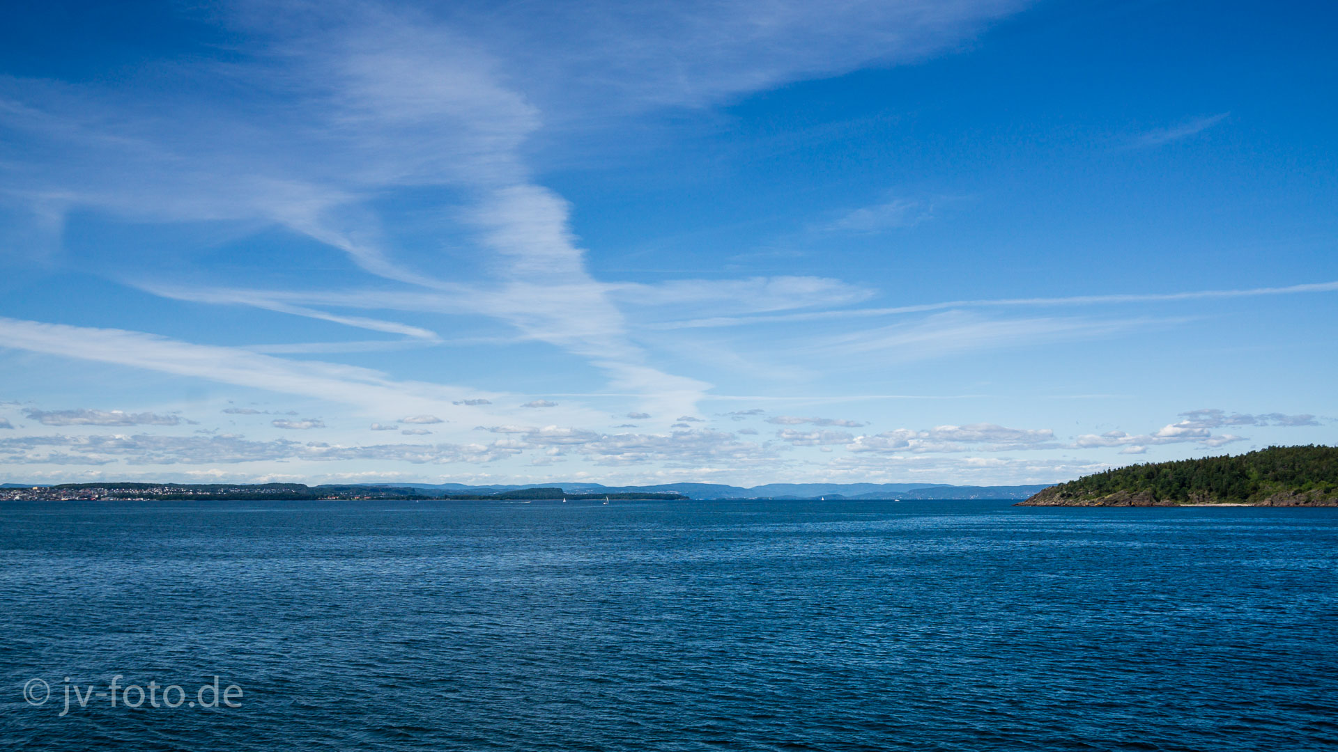 Fähre nach Moss im Oslofjord
