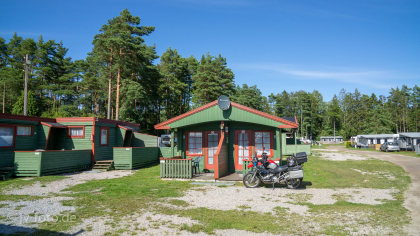 Meine Hütte bei Bevø Camping