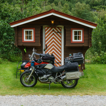 Meine Hütte kurz vor Sundalsøra