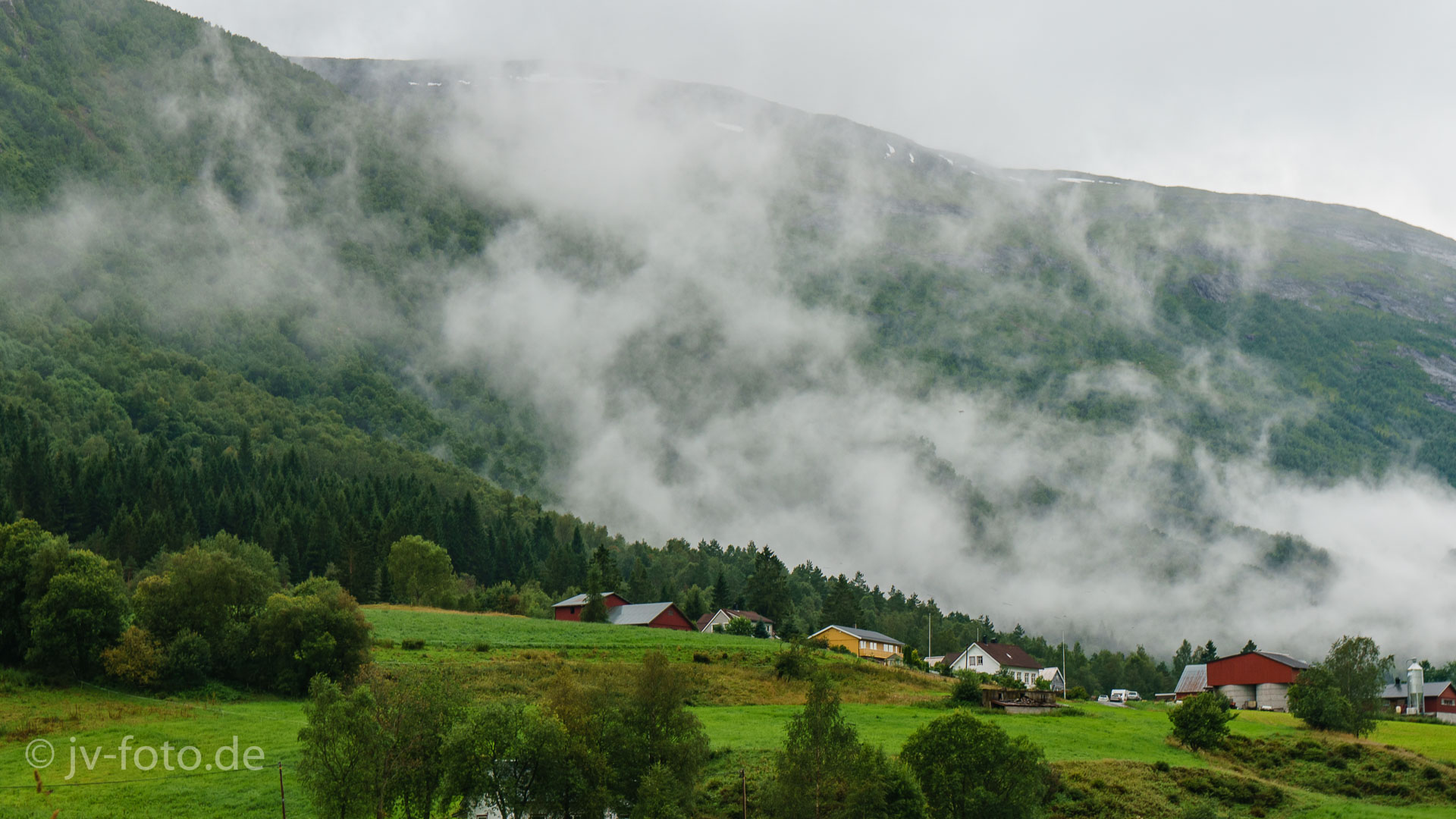 Blick von meiner Hütte