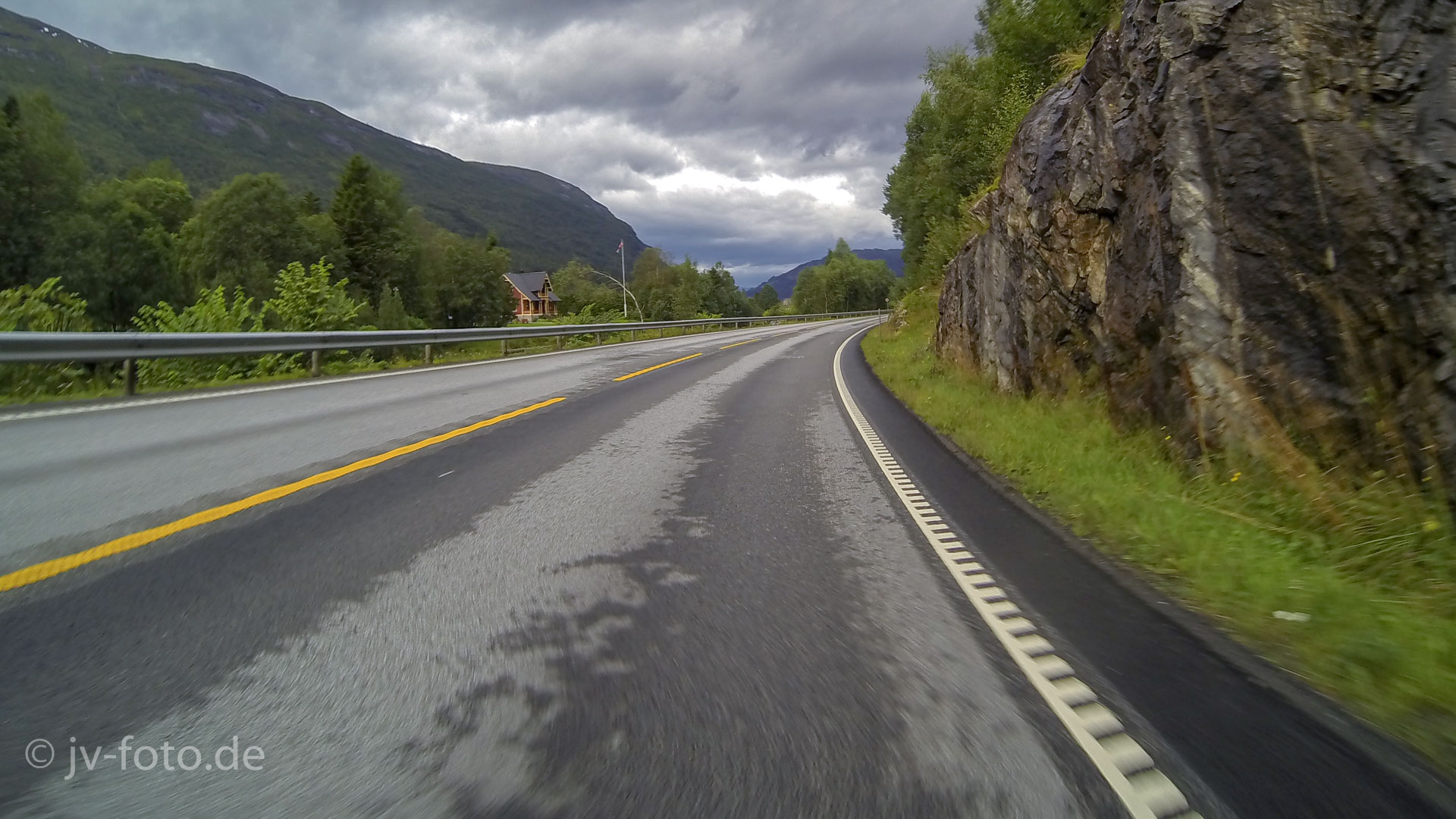 Abfahrt Richtung Stryn