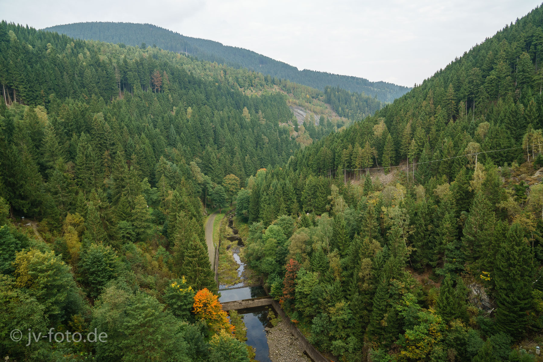 Blick von der Staumauer