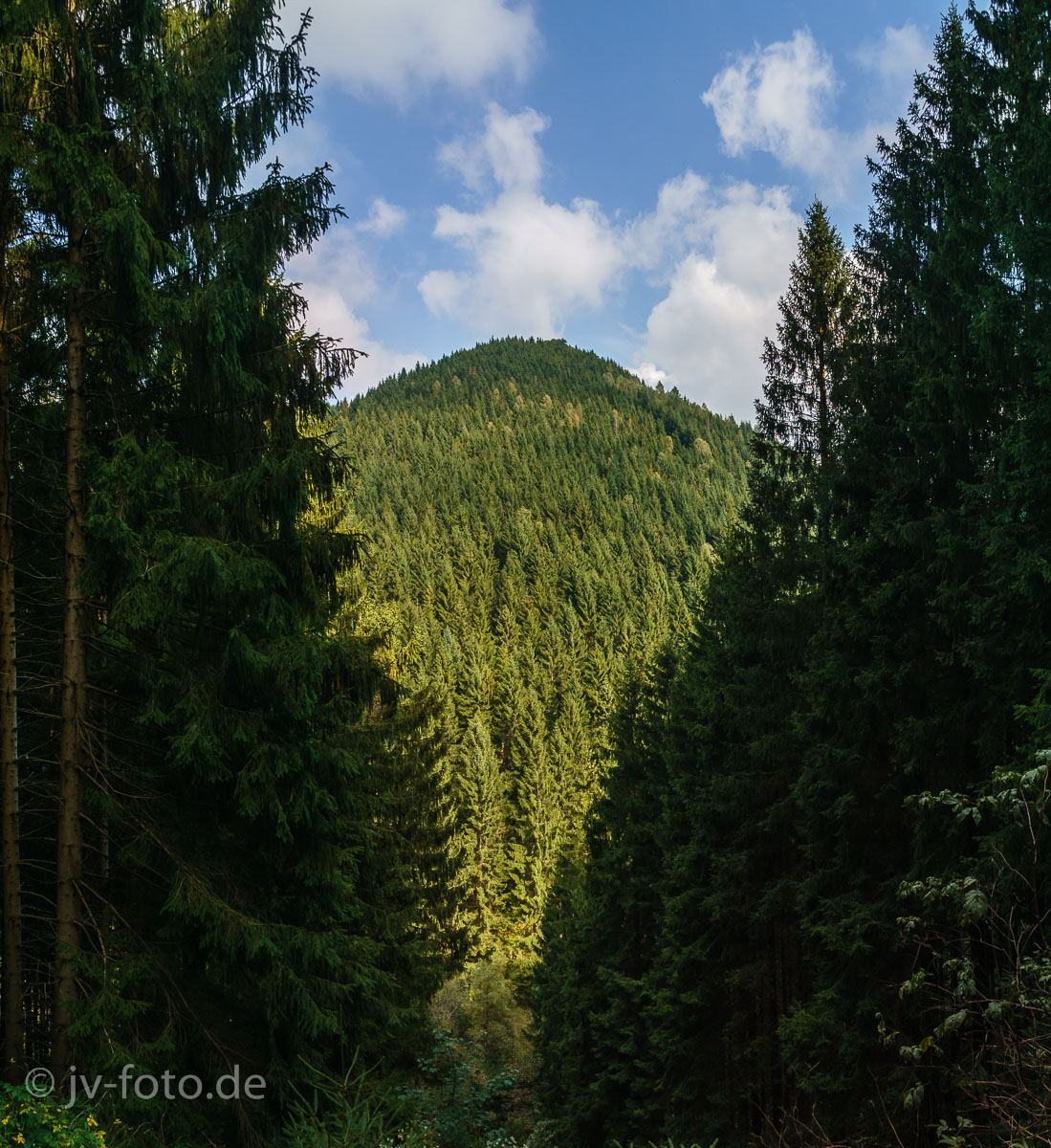 Abstieg von der Ahrendsberger Klippe