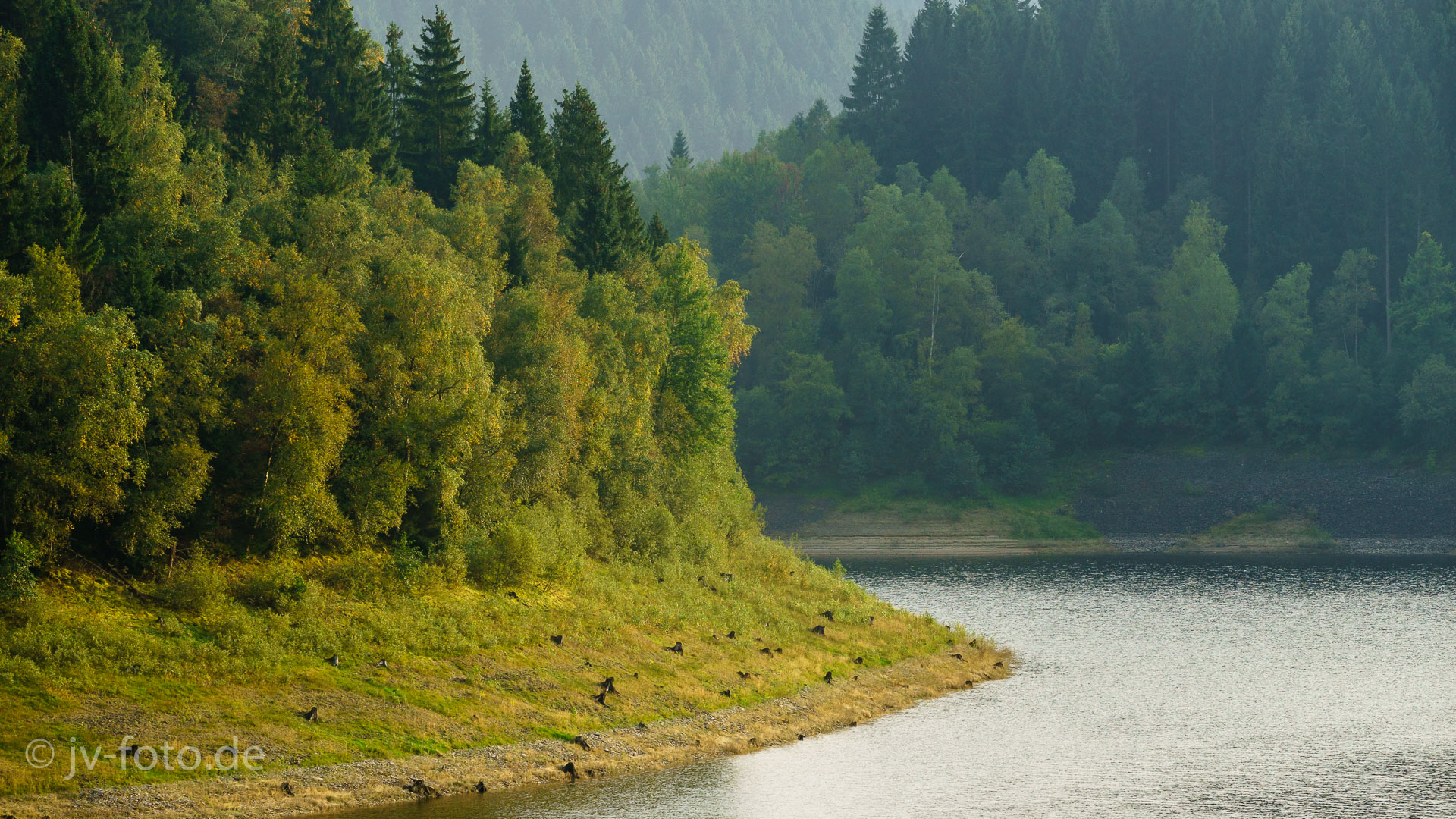 Blick auf die Okertalsperre