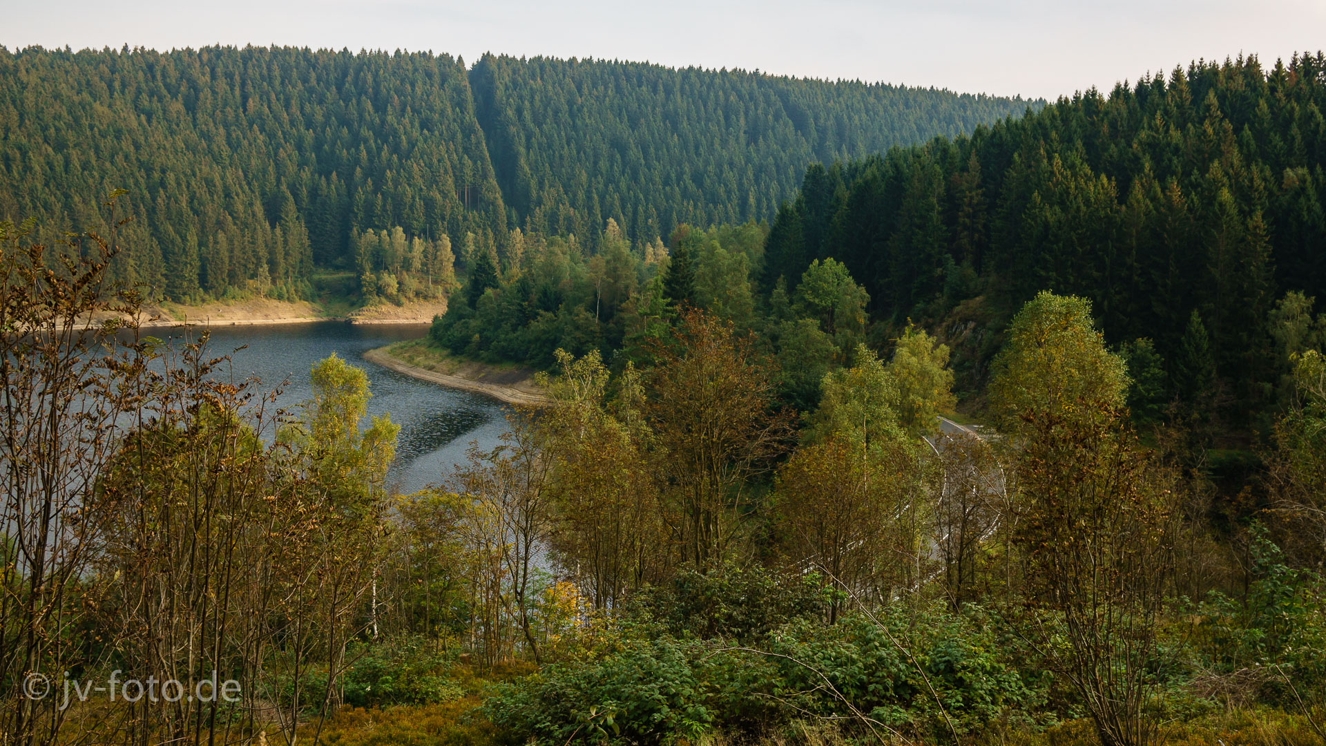 Blick auf die Okertalsperre