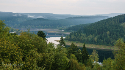 Blick auf die Okertalsperre