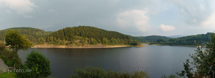 Blick auf die Okertalsperre