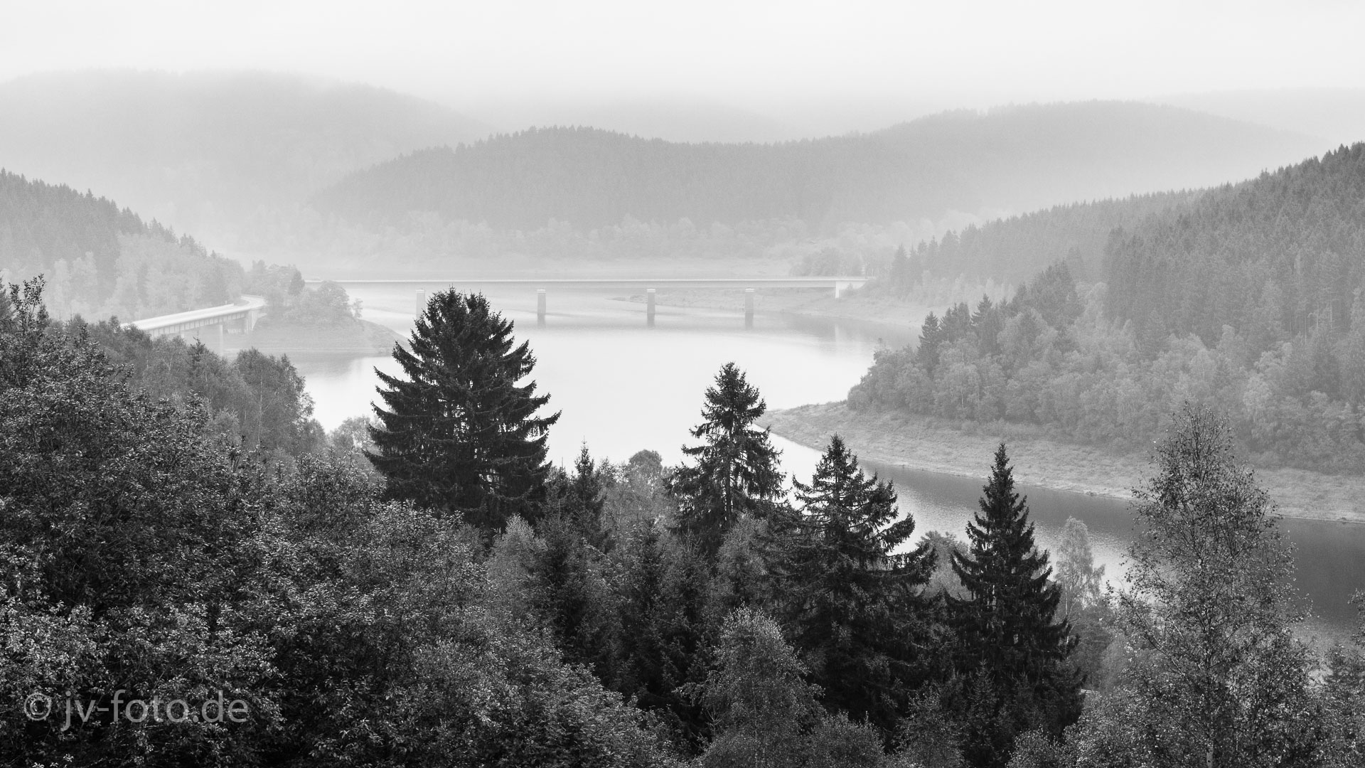 Blick auf die Okertalsperre