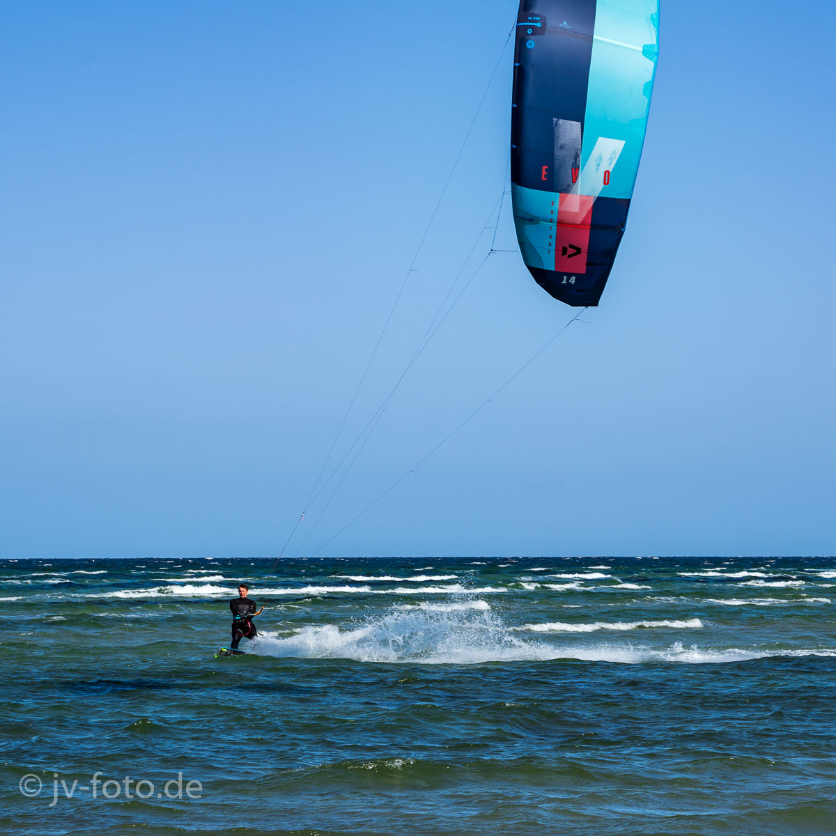 Kitesurfer bei Poel