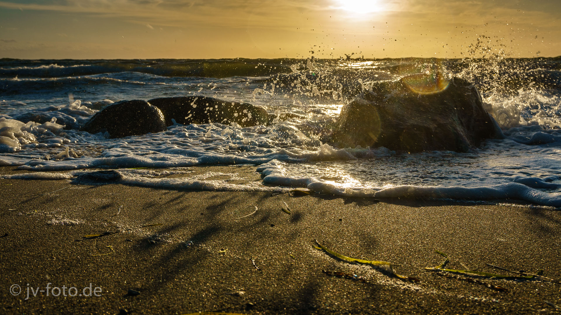 Abendstimmung an Strand