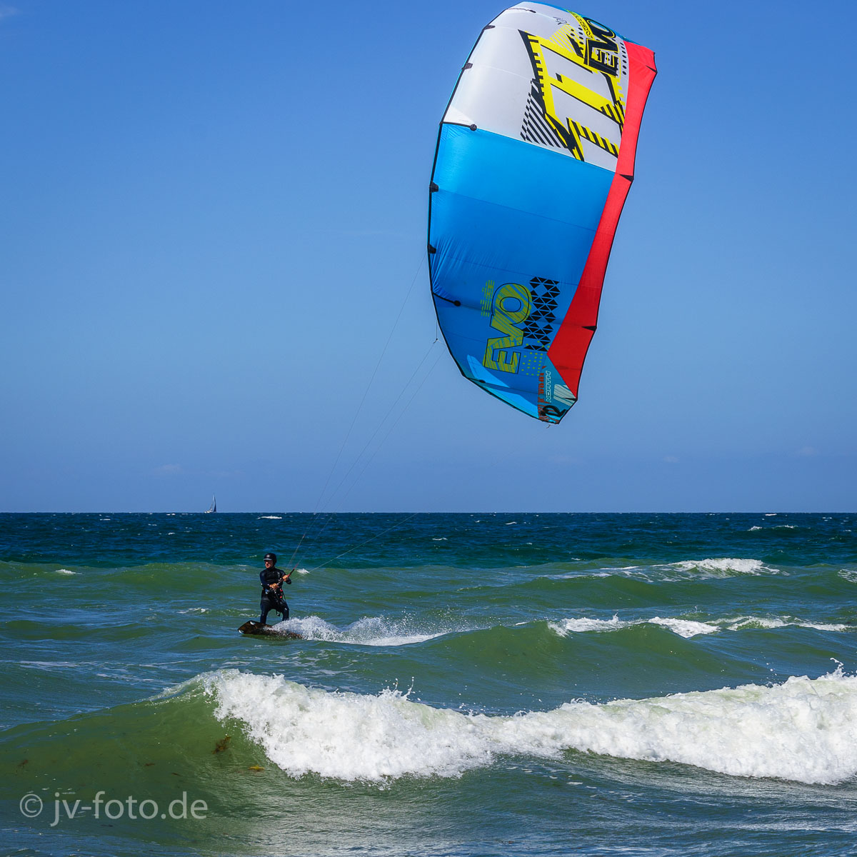 Kiter in der Ostsee