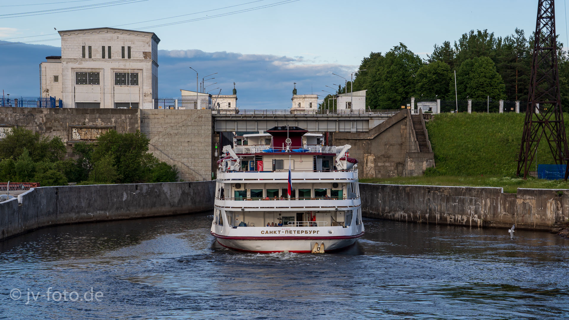 Schleuse in der Swir