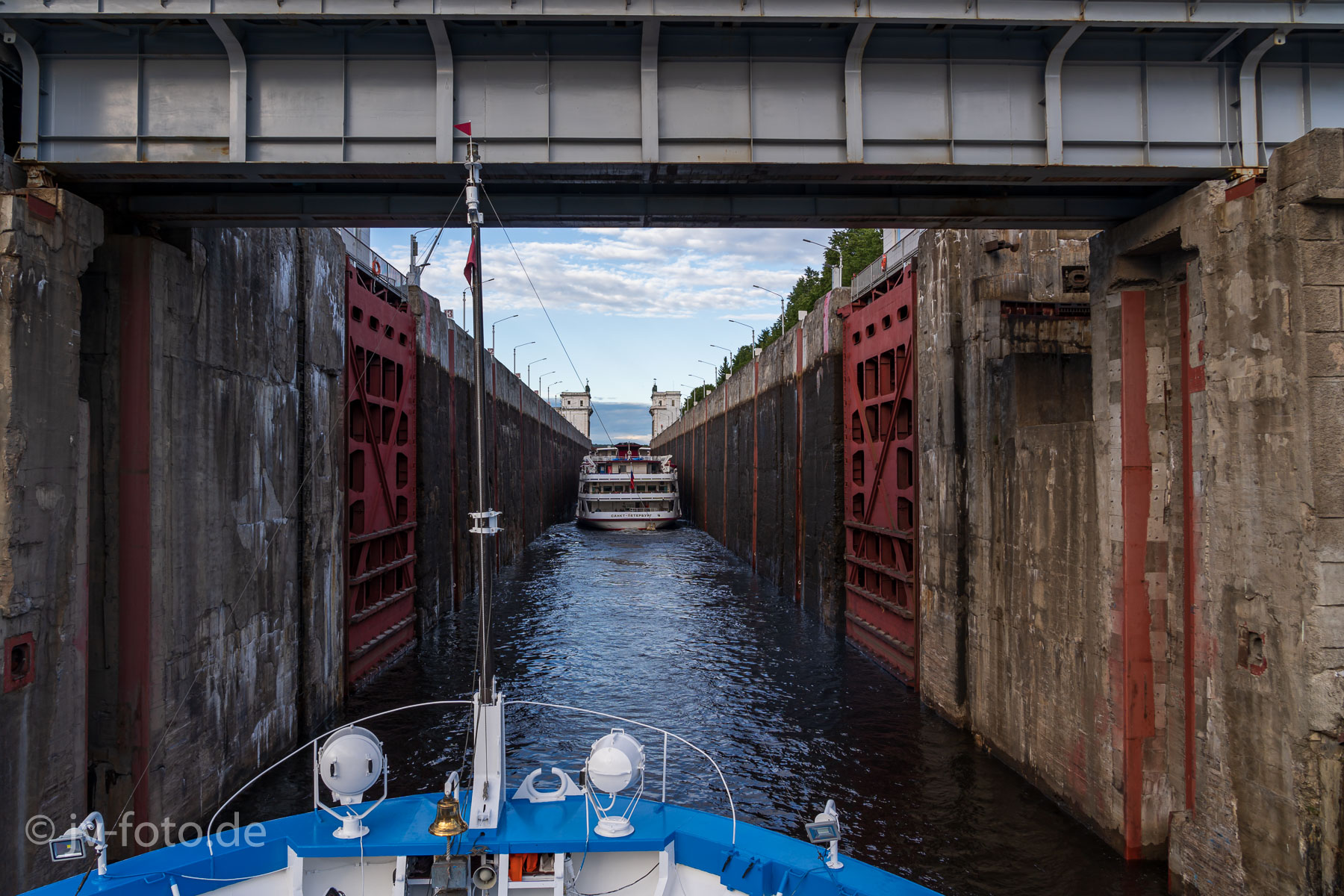 Schleuse in der Swir