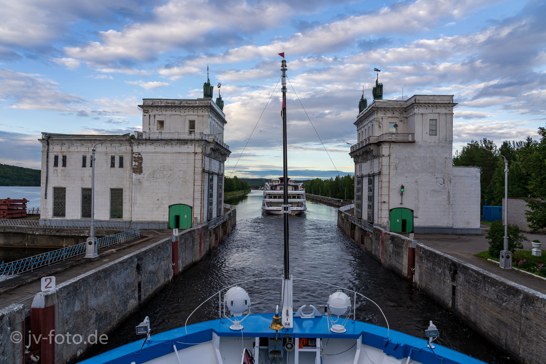 Schleuse in der Swir