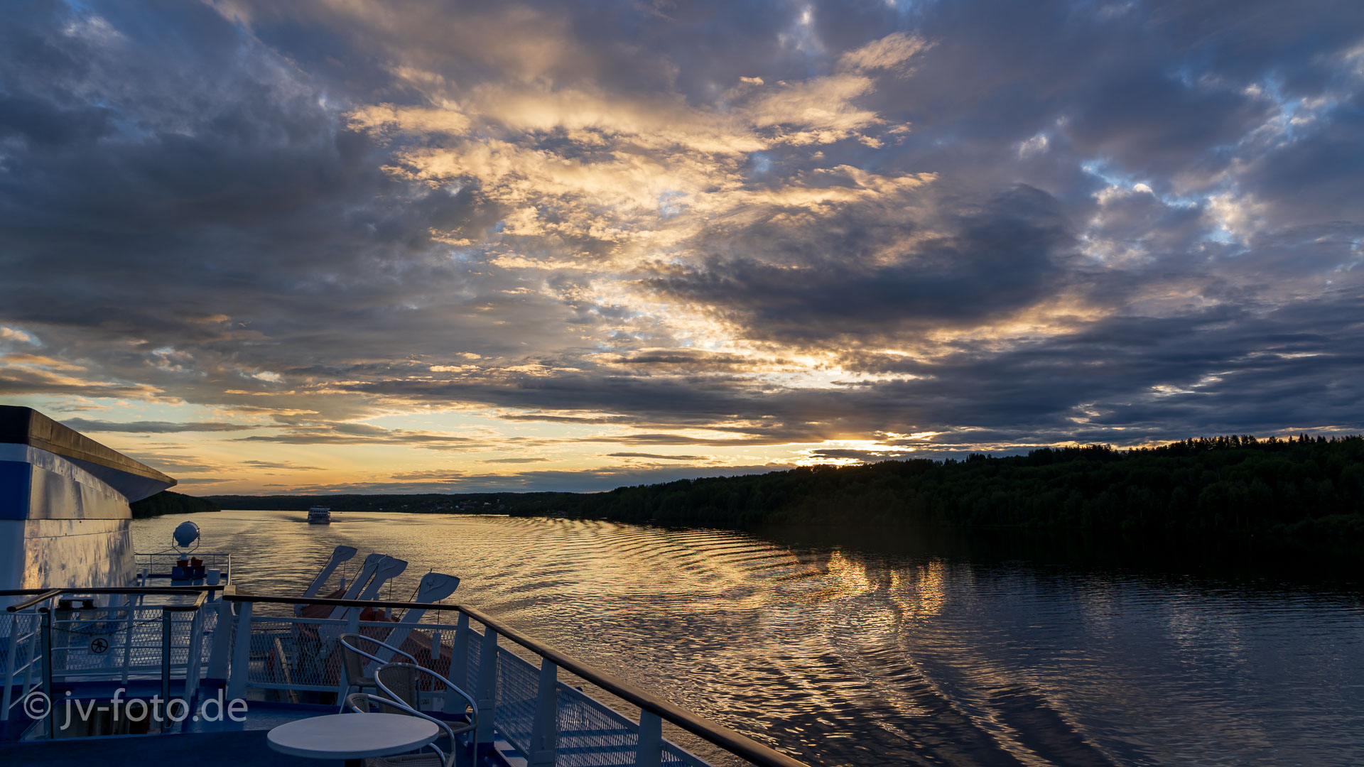 Abends auf der Swir