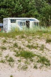 Stellplatz am Strand