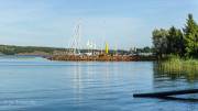 Blick vom Campingplatz in Mariehamn