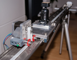 Kamera Slider im Bau