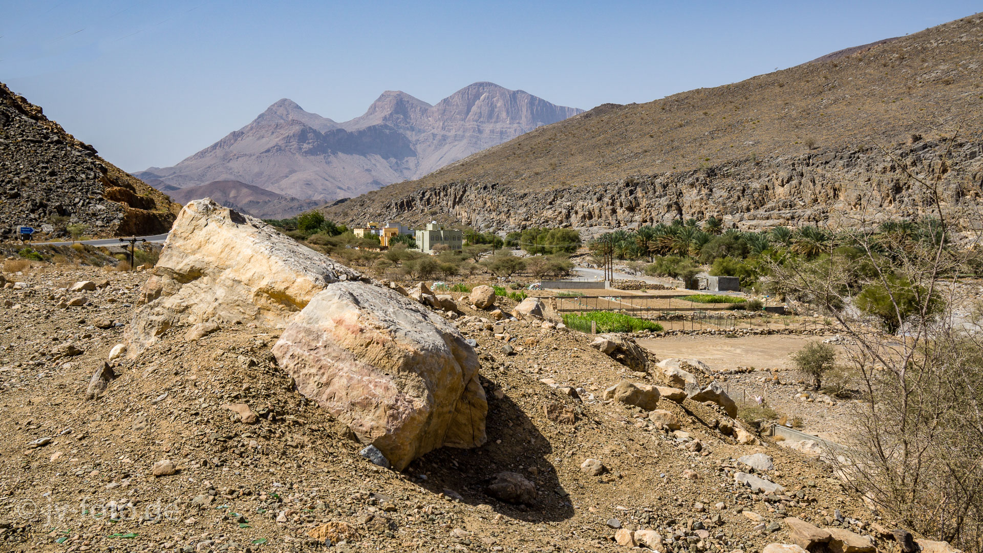 Auf dem Weg ins Wadi