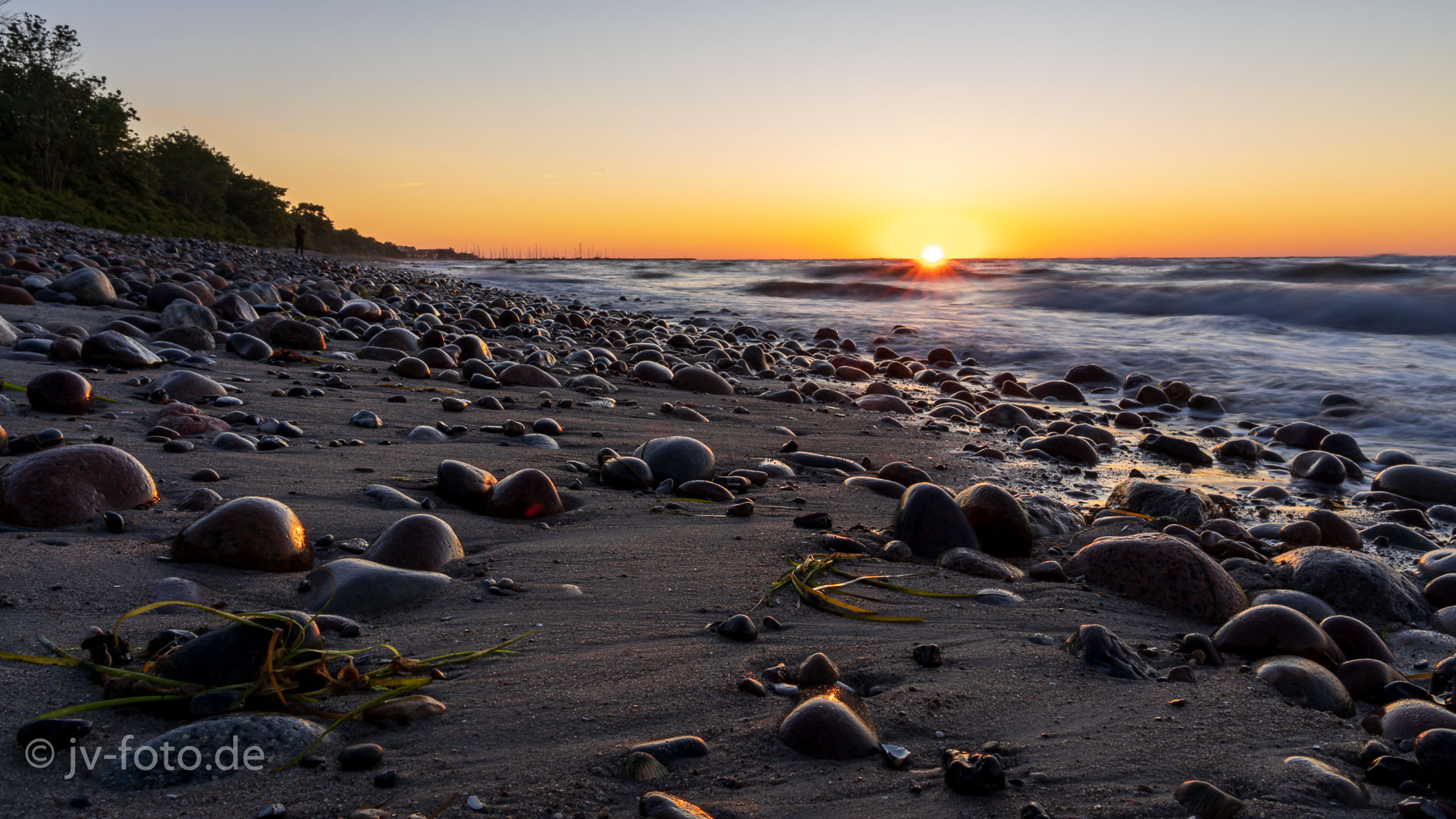 Abends am Strand