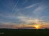 Sonnenuntergang am Stellplatz
