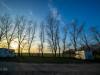 Stellplatz am Abend